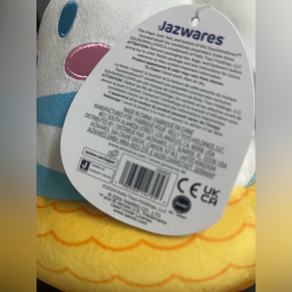 Squishmallows Original Sanrio 8 inch Cinnamoroll Pool Party - Child's Ultra Soft - Picture 5 of 5